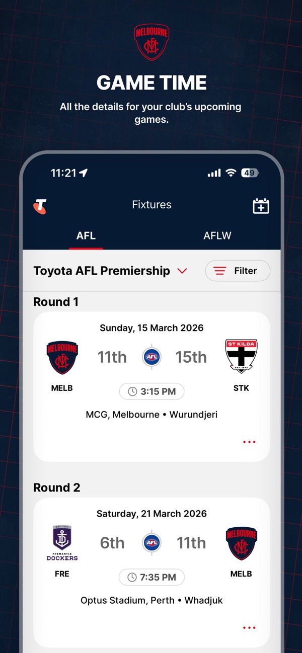 melbourne official app iphone images 4