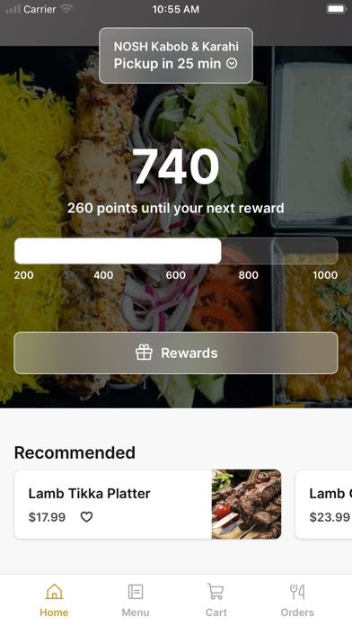Nosh Kabob & Karahi iPhone screenshot 1 - Food & Drink app