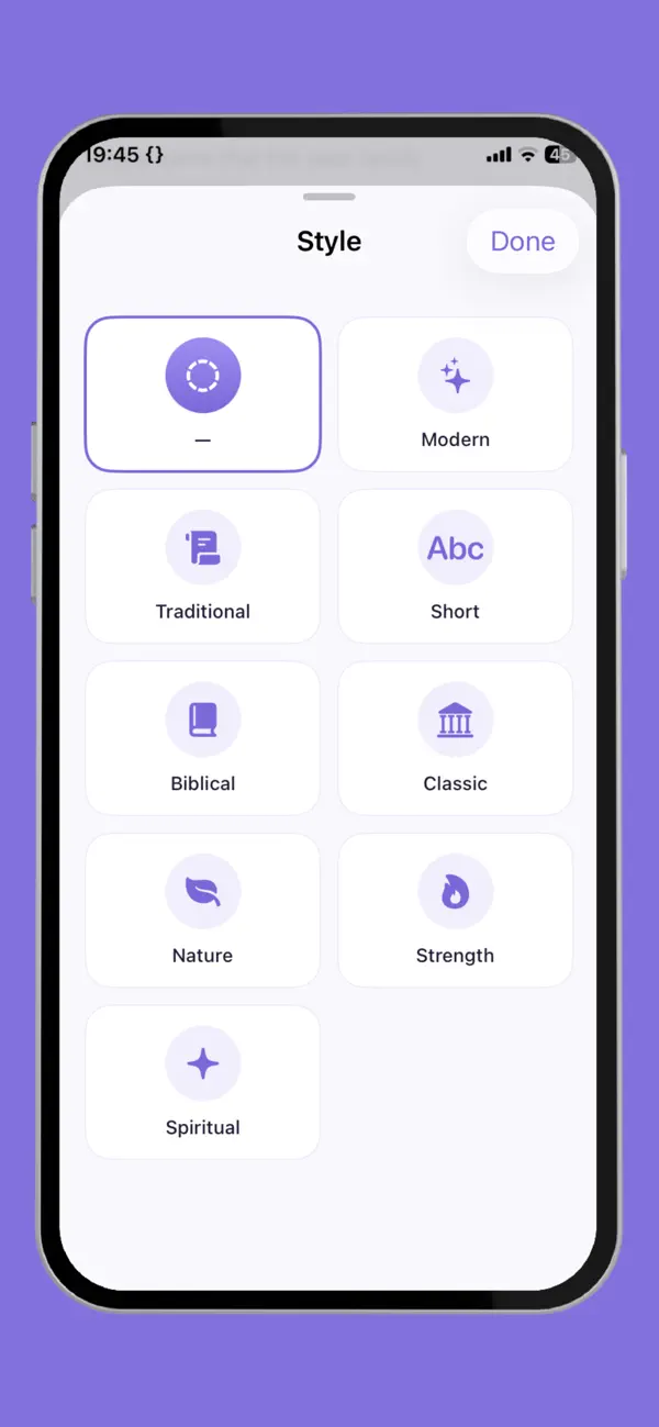 Screenshot #2 pour Baby Names & Meanings: AI