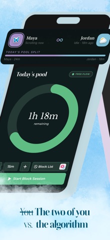 Scrollmates: Screen Time Duo iPhone screenshot