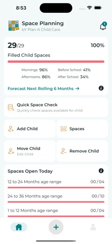 Child Care Space Planning Screenshot 3 of 4
