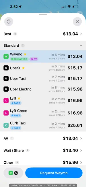 Paxi - Compare and book rides screenshot 2