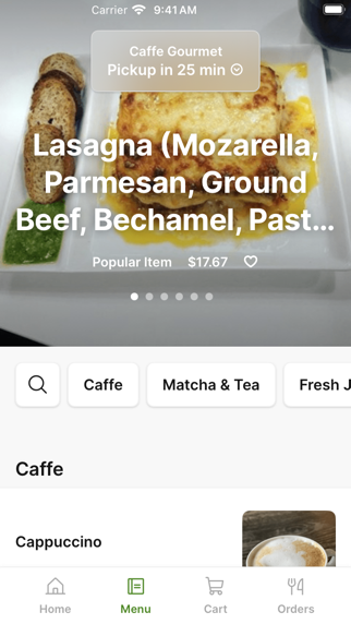 Caffe Gourmet iPhone screenshot 2 - Food & Drink app