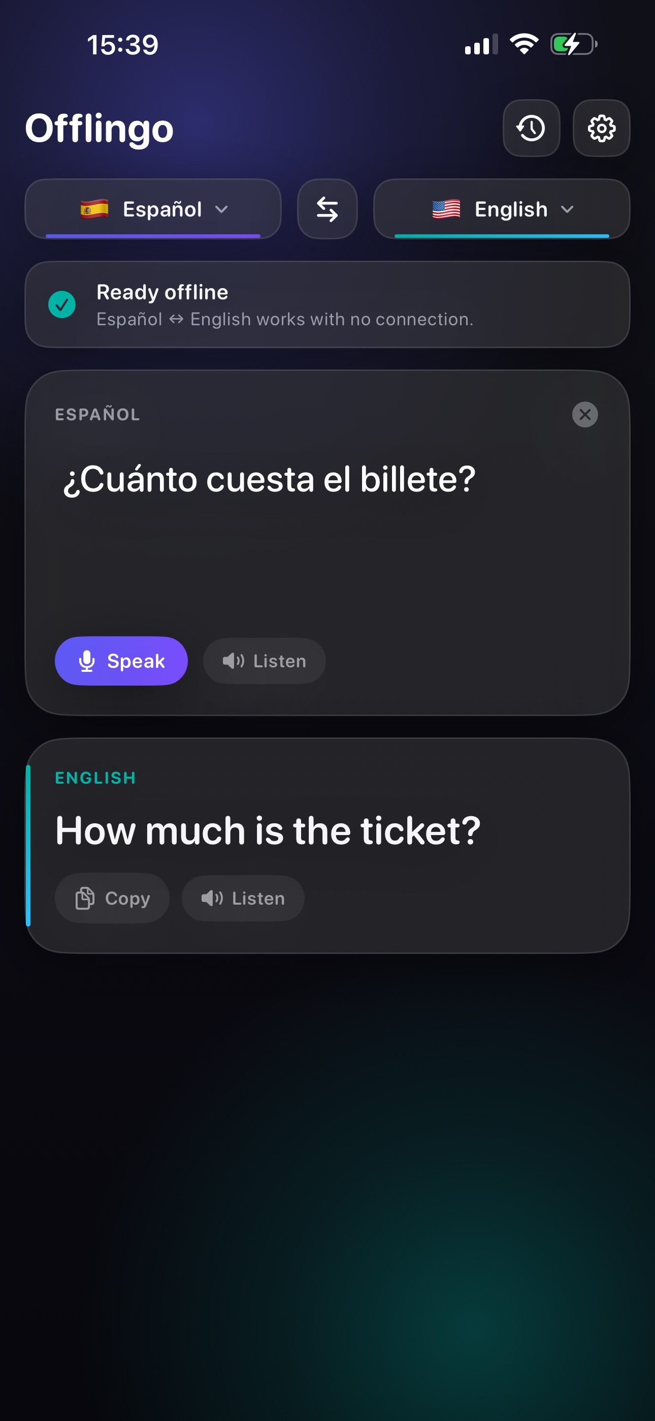 Screenshot 3 of Offlingo