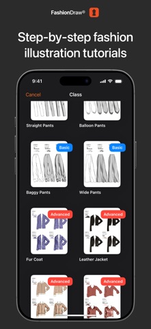 FashionDraw by Fashionary, App Store screenshot