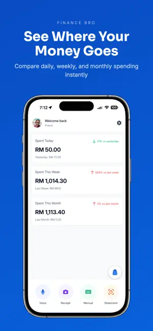 Finance Bro: Track Expenses screenshot 2