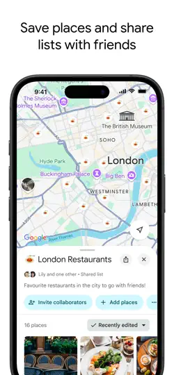 Google Haritalar iPhone Ekran Görüntüsü 4