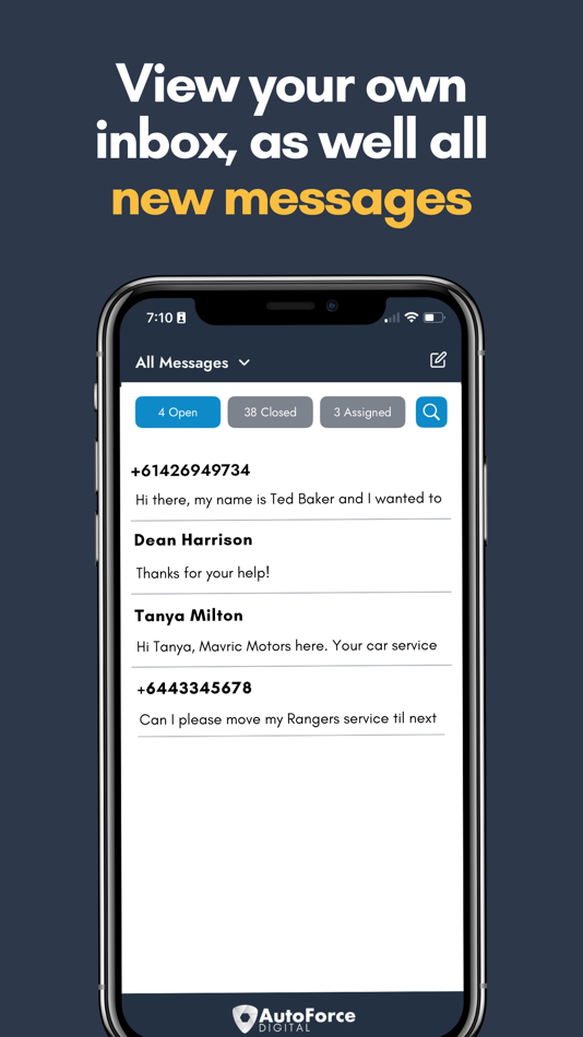 #3. AutoForce SMS (iOS) 由: Brandlicious Inc