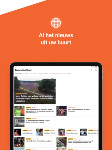 BarneveldseKrant.nl iPad screenshot