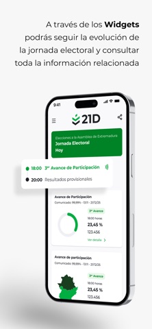 Elecciones Extremadura 2025 screenshot