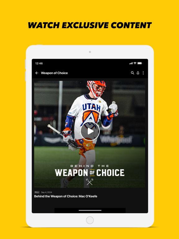 PLL iPad screenshot 4 - Sports app