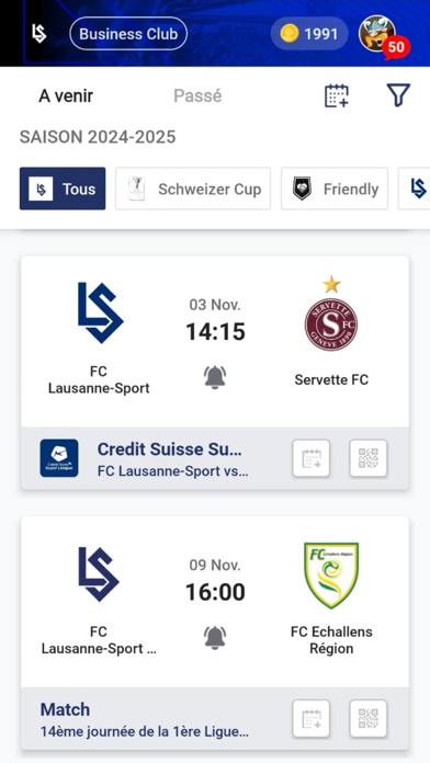 FC Lausanne-Sport app screenshot 3
