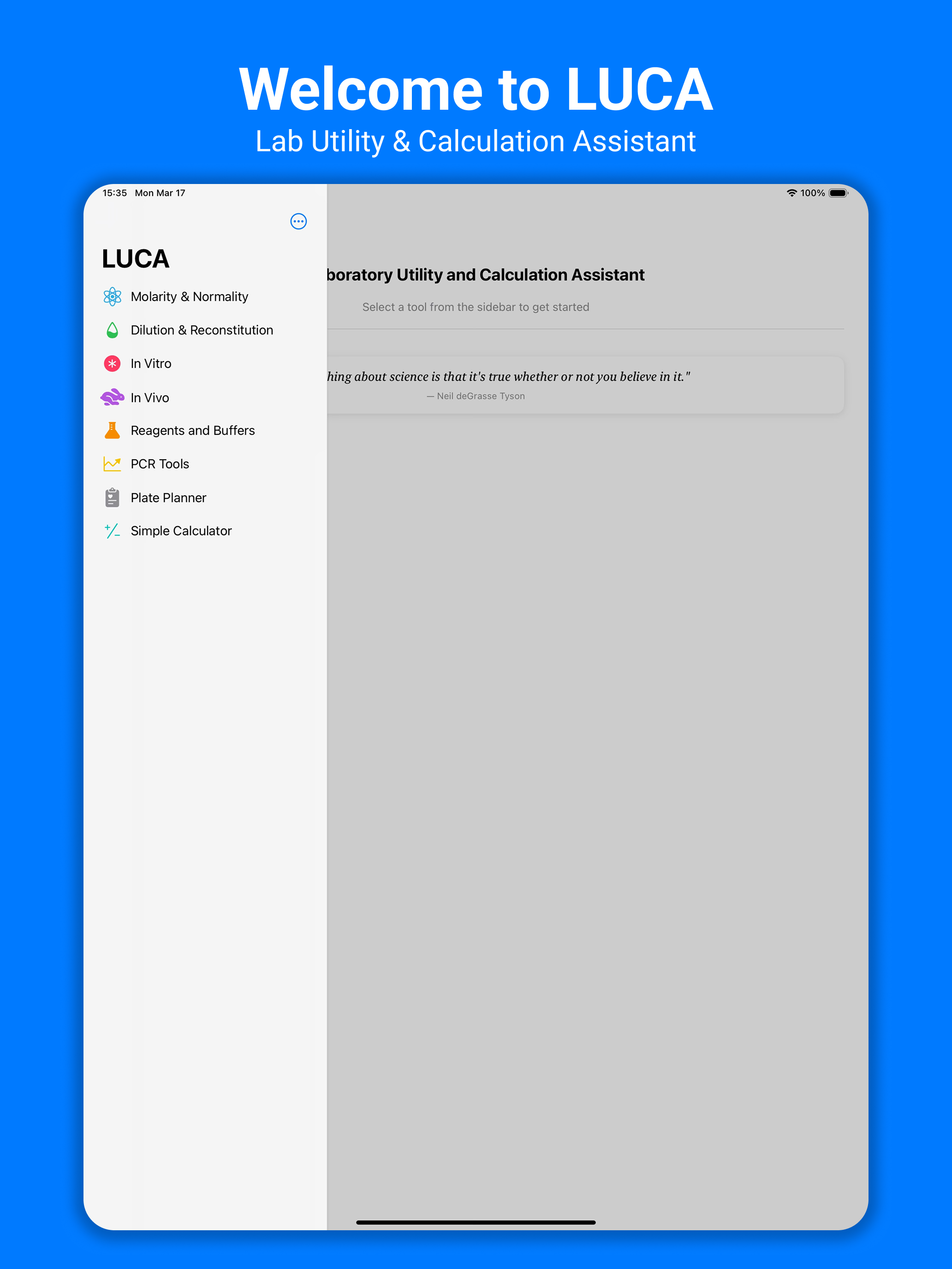 LUCA Lab Tools