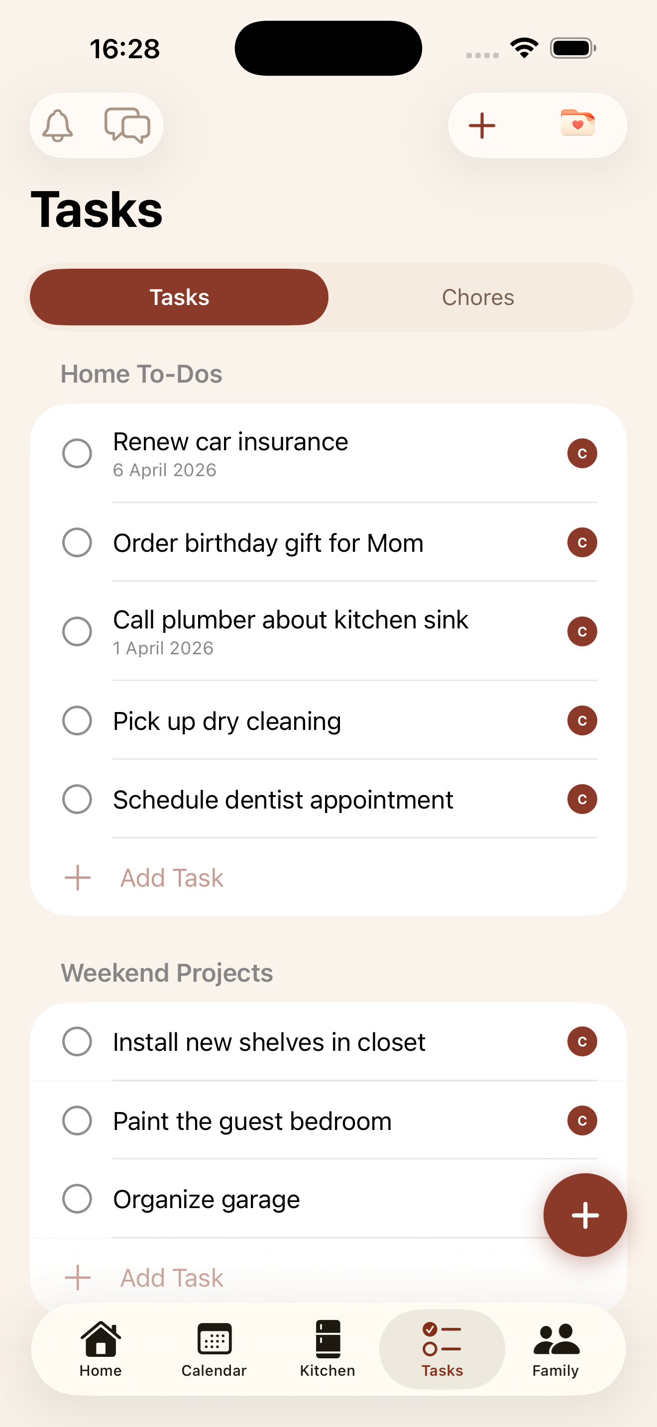 Fold - Shared Life Planner