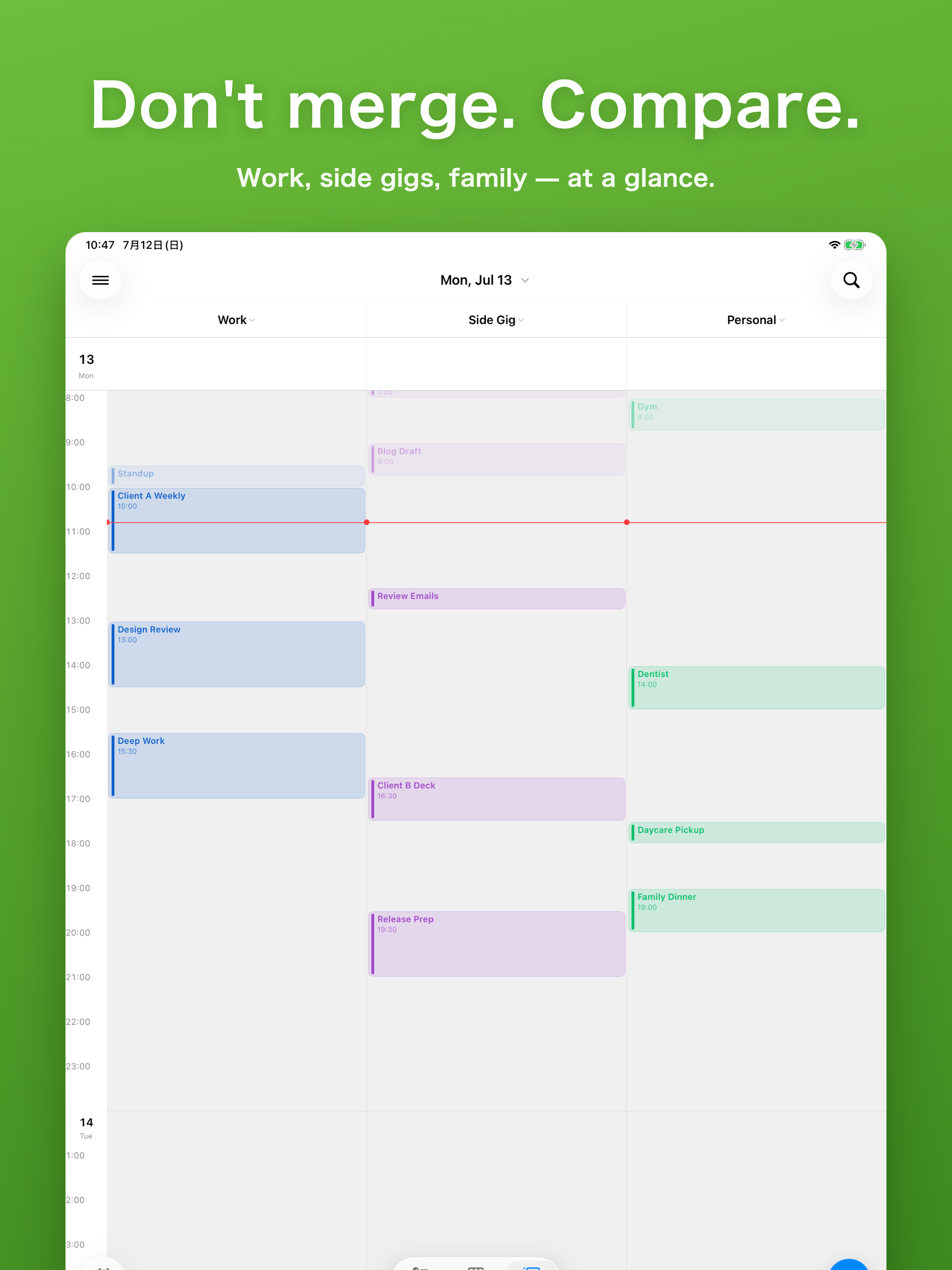 Calendoc: Parallel Calendars screenshot 7