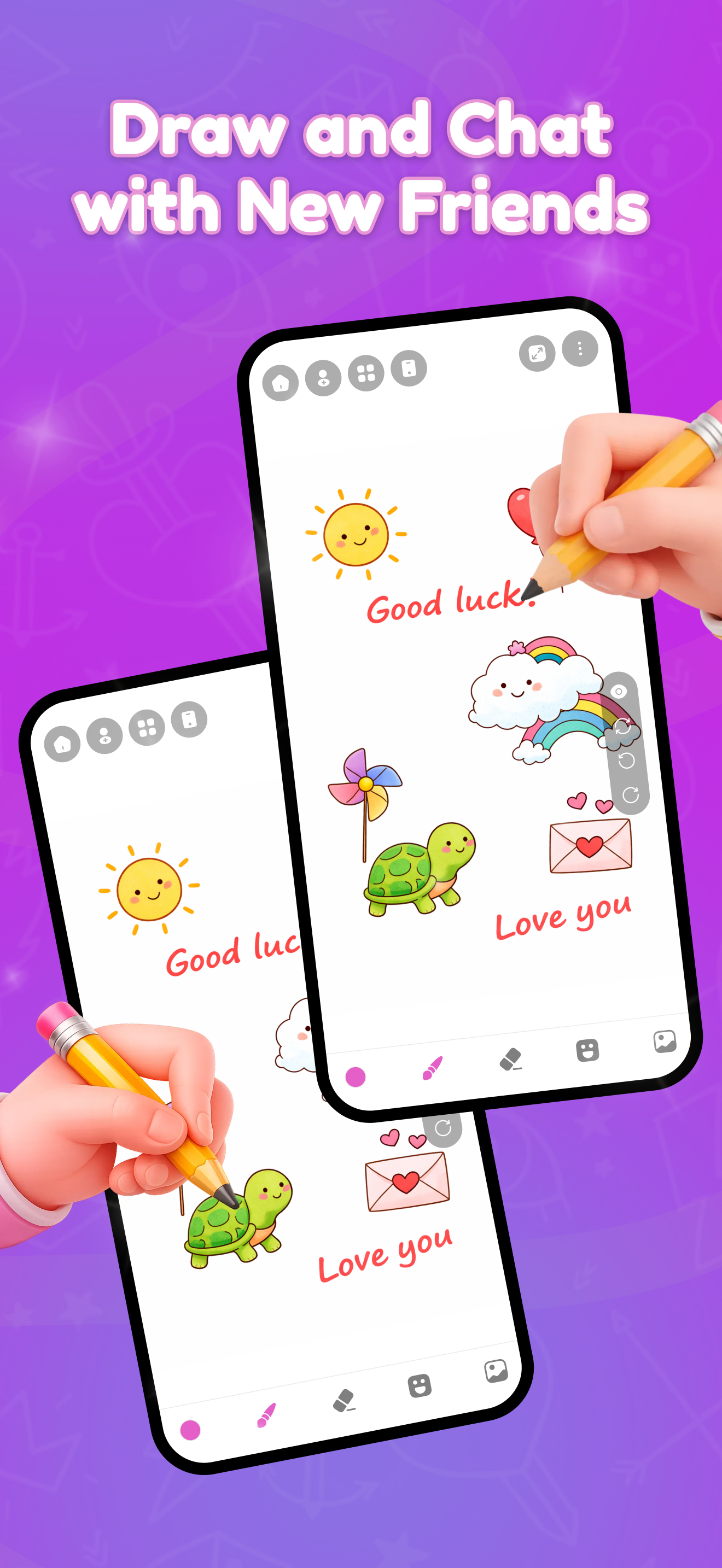 Lockscreen Drawing Together screenshot 3