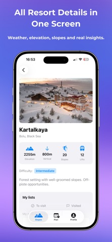 SkiLab: Ski & Snow Planner screenshot
