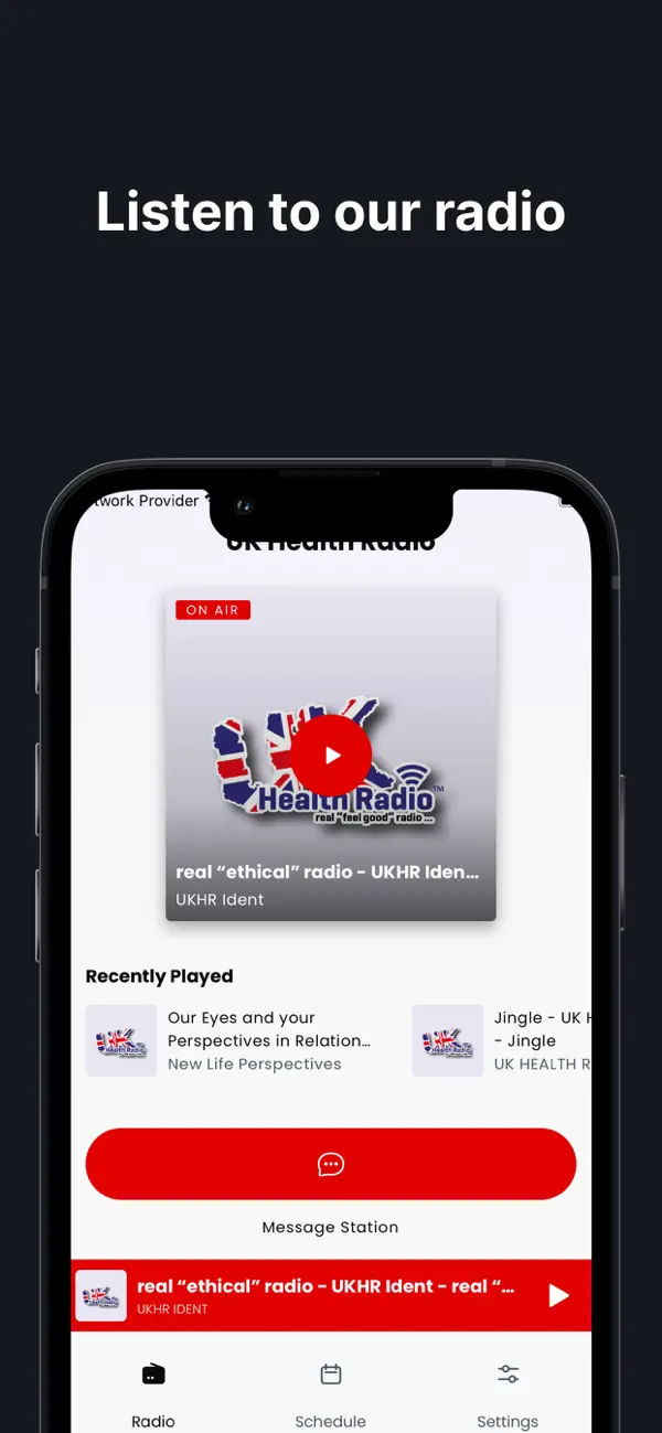 Screenshot #1 pour UK Health Radio