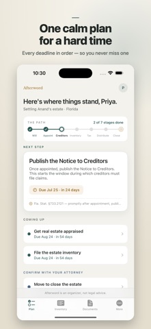 Afterword: Estate Executor Screenshot 1 of 6