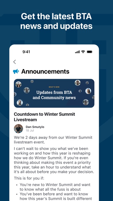 BTA Community iPhone screenshot 7 - Social Networking app