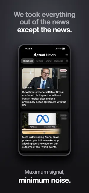 Actual News screenshot 2
