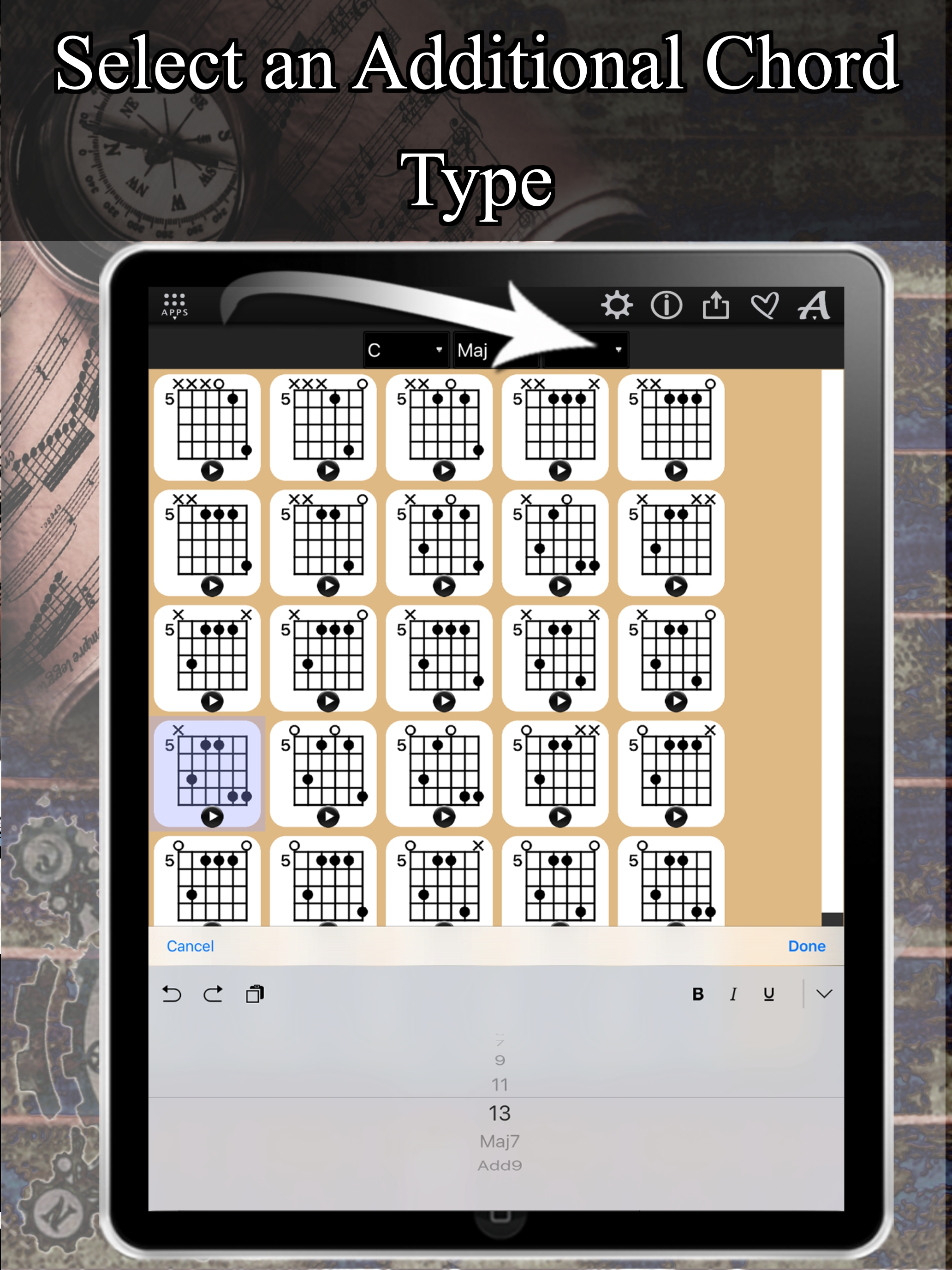 Guitar Chords Compass