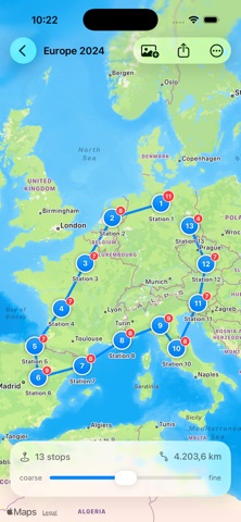 Tiny Travel Map Screenshot 4 of 8