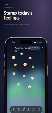 Luna: Mood Tracker & Journal iPhone screenshot
