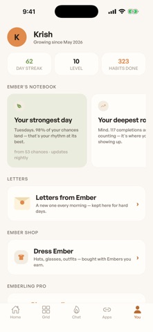 Emberling: Habit Tracker Pet Screenshot 5 of 7
