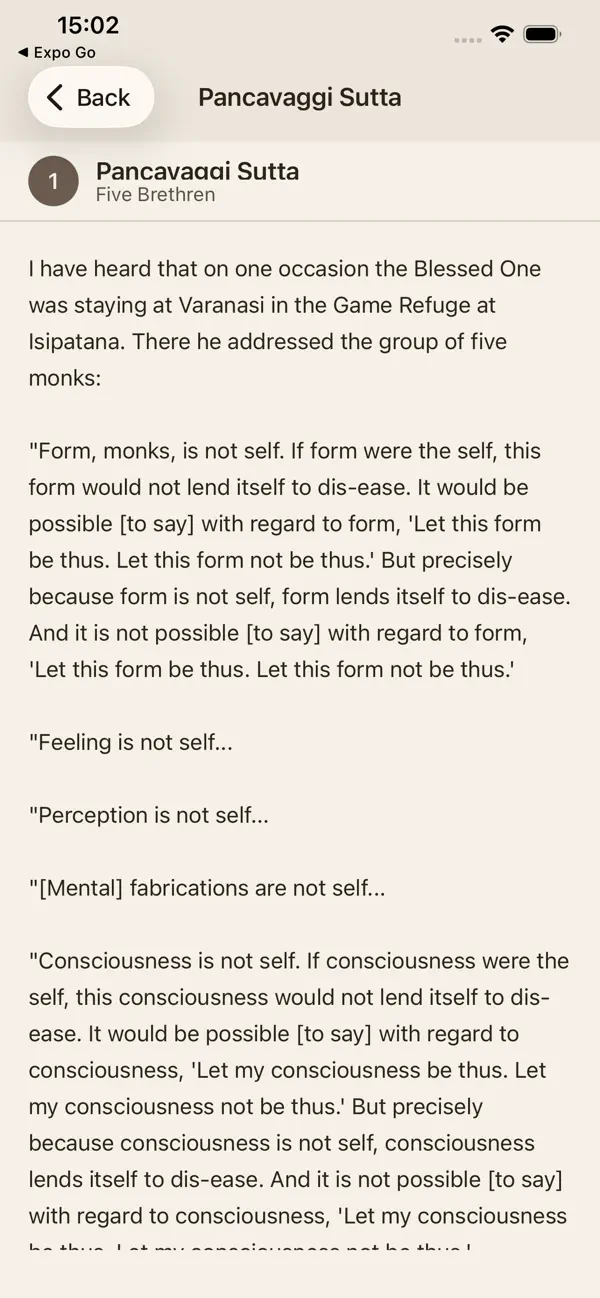 #2. Suttas Selection (iOS) Przez: Pawat Supaongprapa