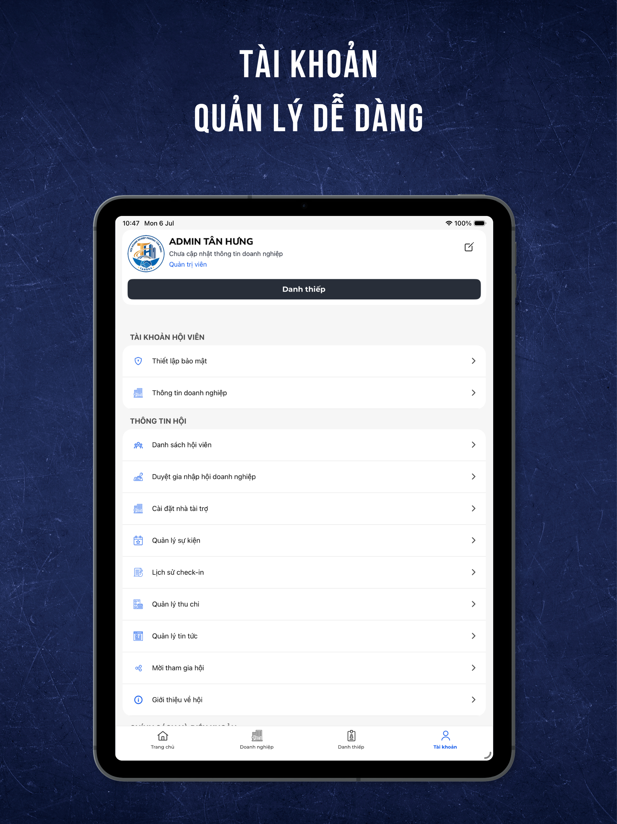 Hội Doanh Nghiệp Tân Hưng screenshot 8