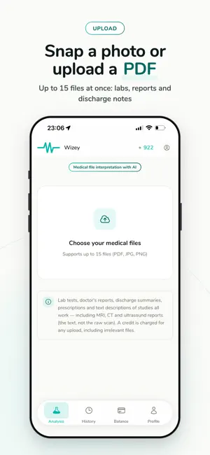Wizey: Health Analytics screenshot 2