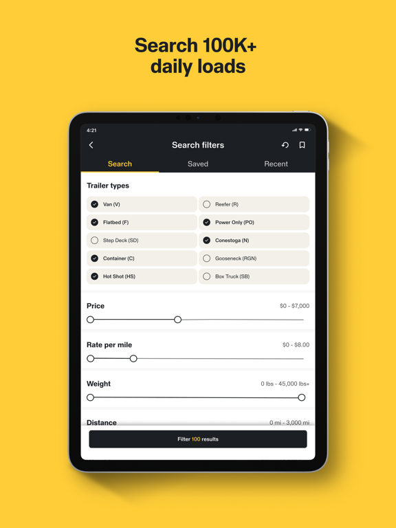Screenshot #6 pour TruckSmarter Load Board & Fuel