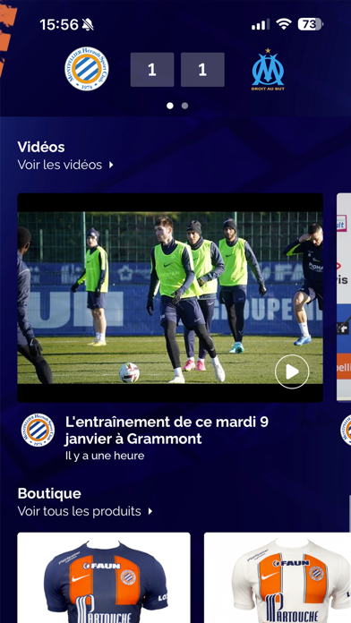 Montpellier Hérault Sport Club Screenshot