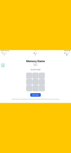 Memory Grid Pro screenshot 1