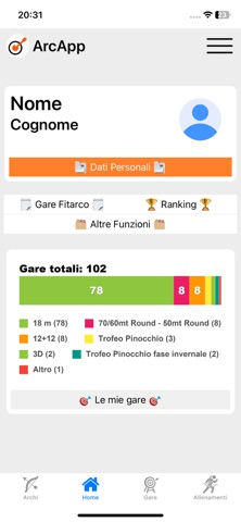 ArcApp - Tiro con l'arco iPhone screenshot