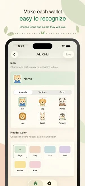 Kodomo Wallet: Kids Allowance screenshot 4