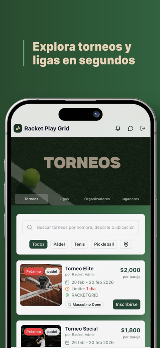 Racket PlayGrid Screenshot 3 of 5
