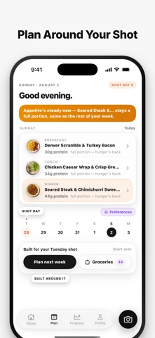 Post Dose: GLP-1 Meal Planner Screenshot 2 of 6