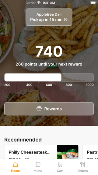Appletree Deli iPhone screenshot 1 - Food & Drink app
