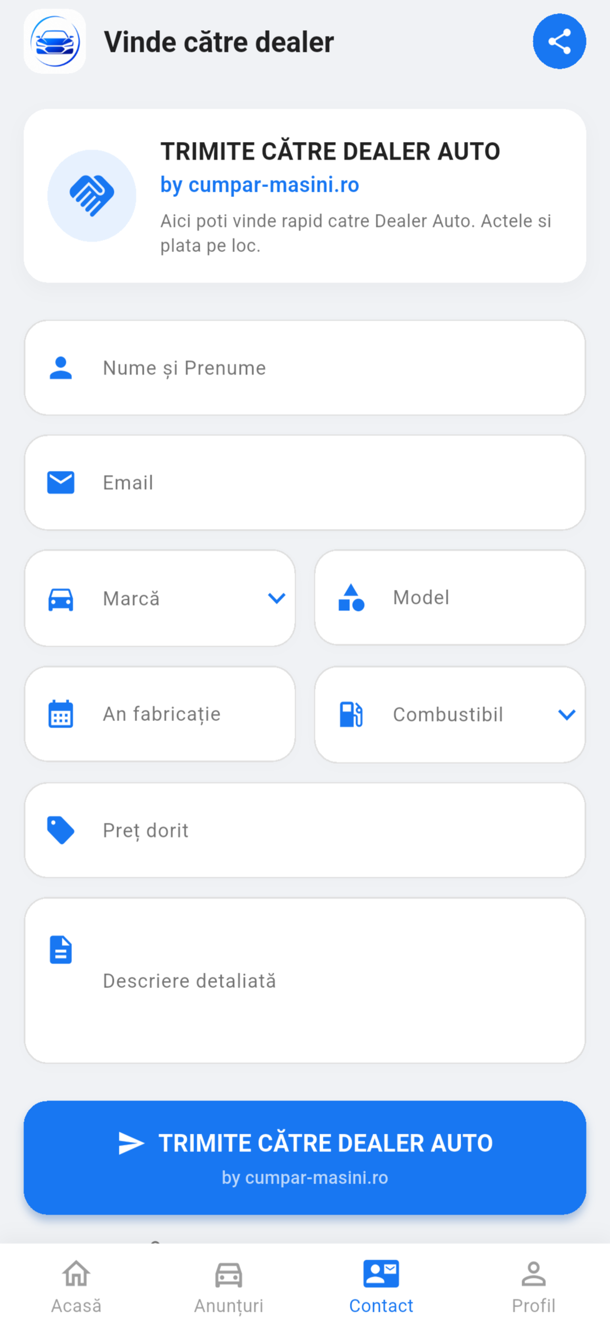Vânzări Cumpărări Auto screenshot 4