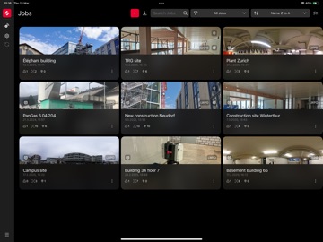 Leica Cyclone FIELD 360 iPad screenshot