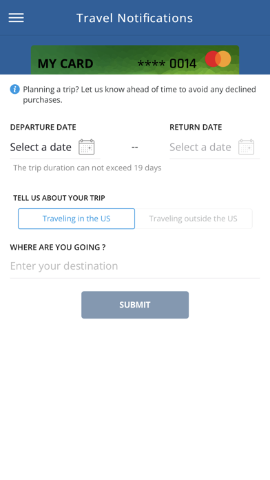 Longshore FCU Debit Screenshot