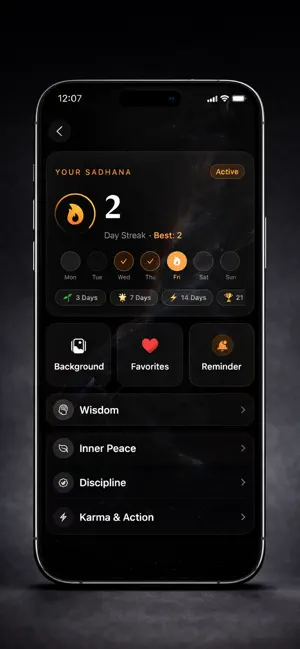 Gita Verse: Daily Affirmations screenshot 3