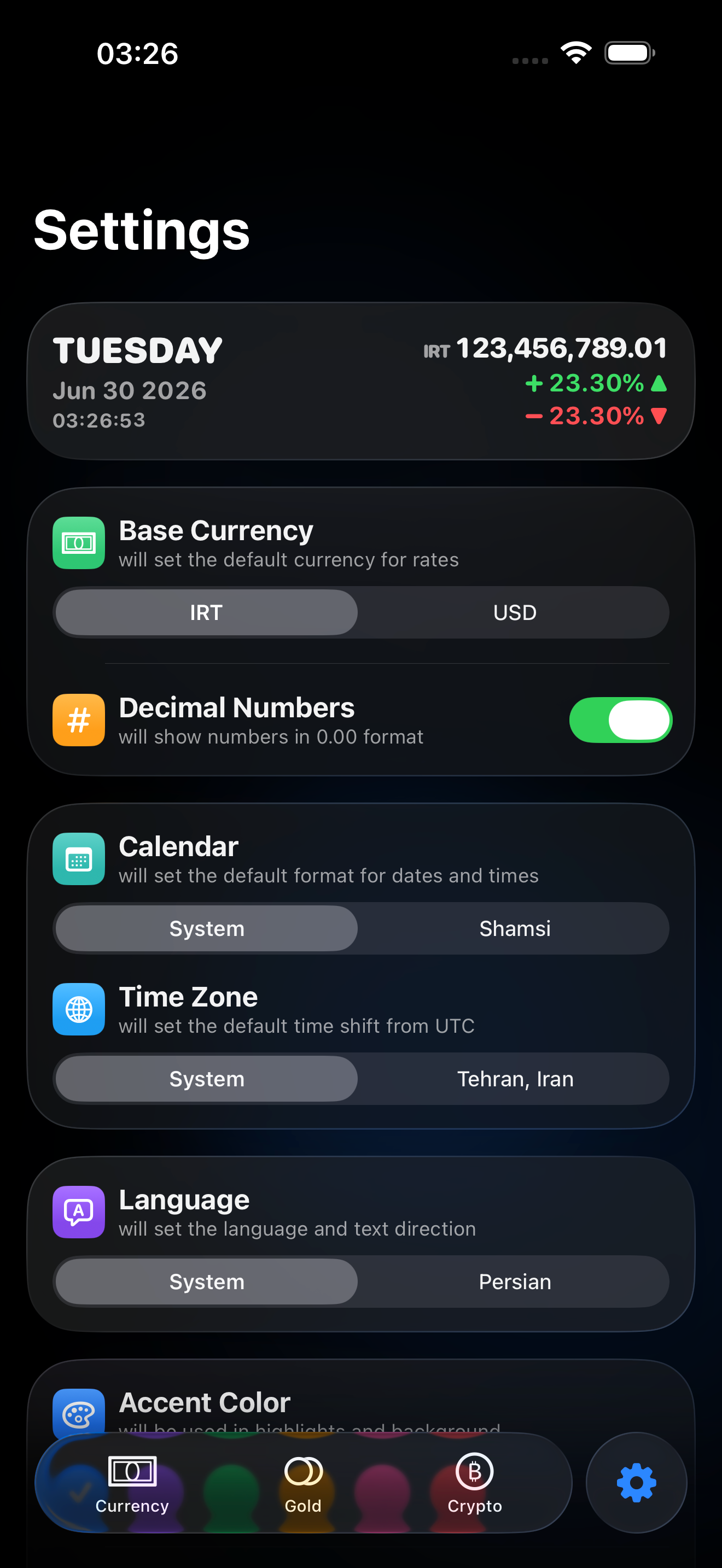 Dara: Live Exchange Rates screenshot 5