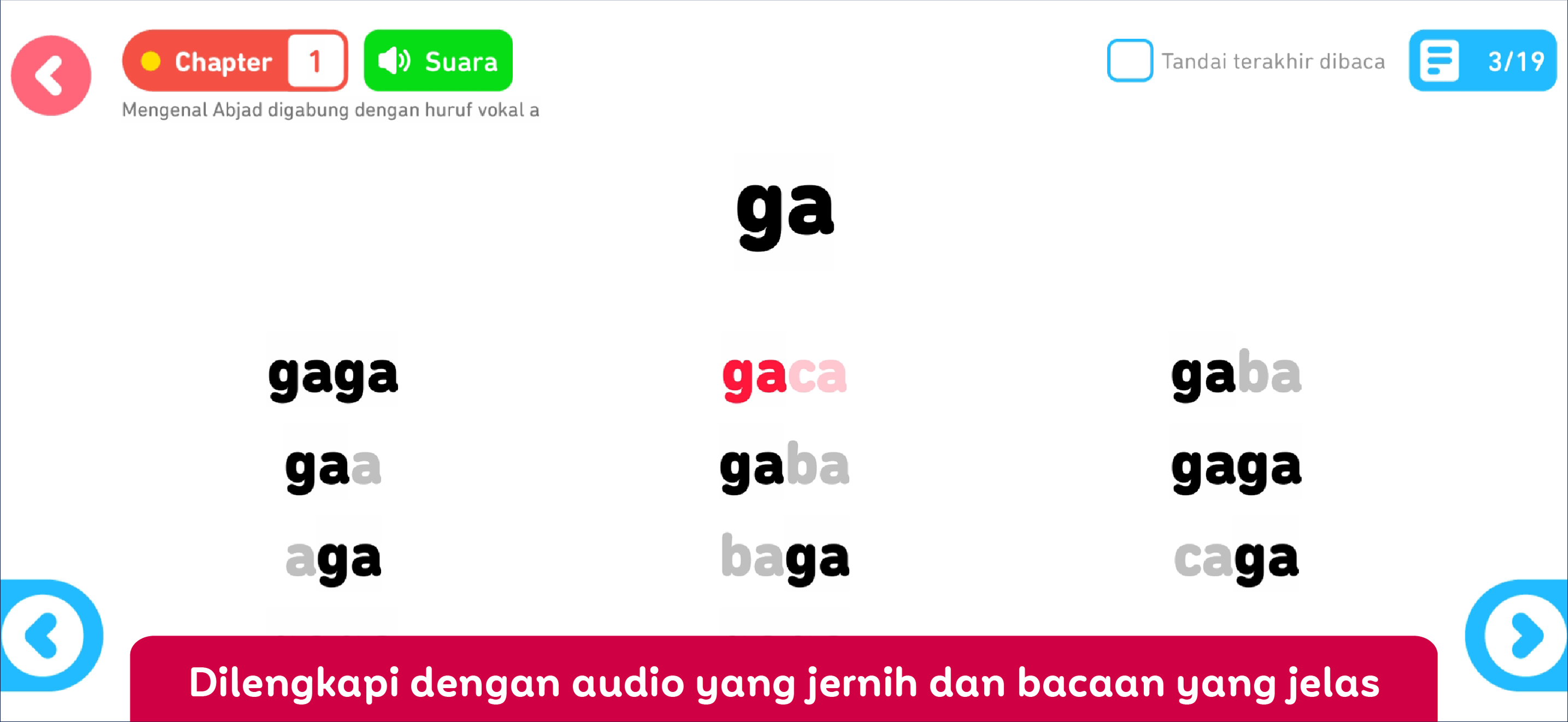Belajar Membaca Tanpa Mengeja
