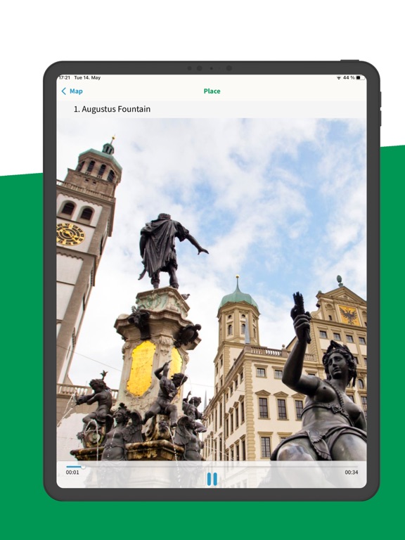 Bayerisch-Schwaben-Lauschtour iPad screenshot 4 - Travel app