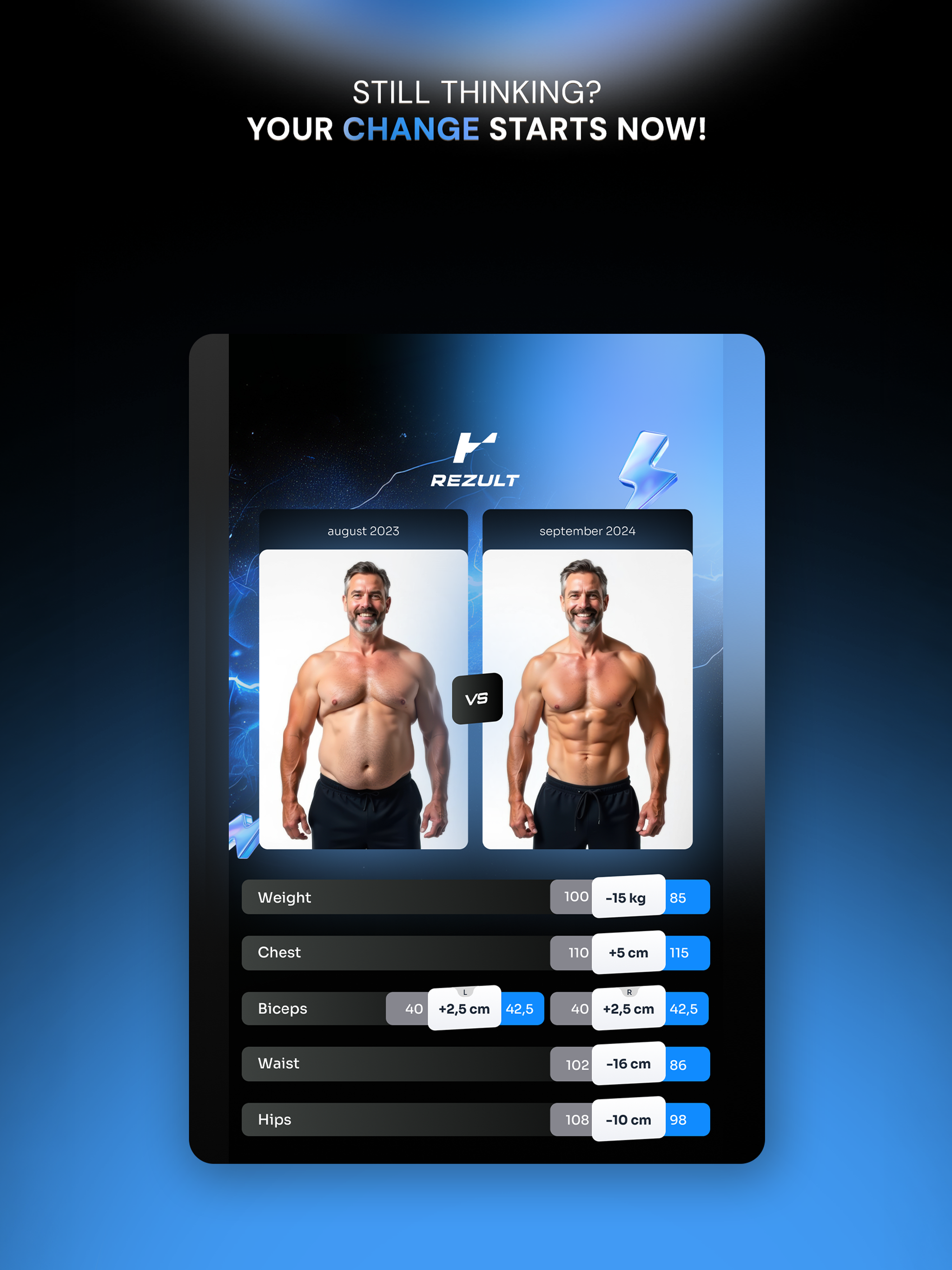 Rezult: Training, Diet...
