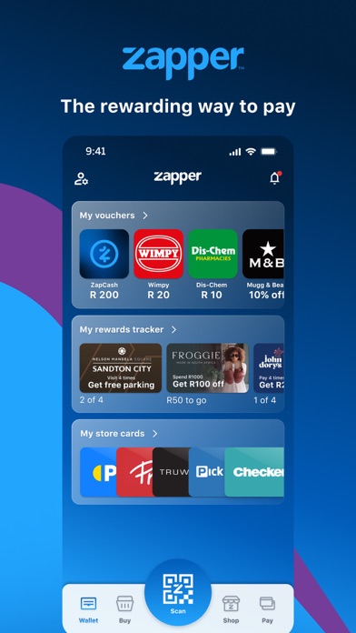 Zapper™ QR Payments & Rewards iPhone screenshot 1