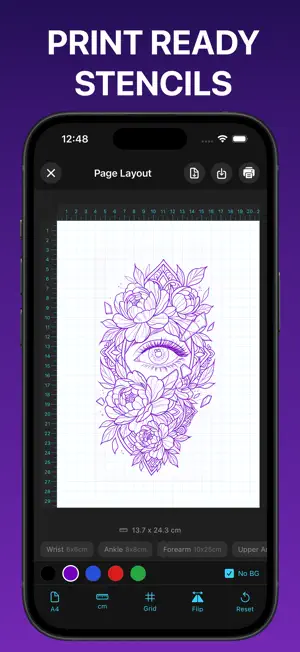 StencilX: Tattoo Stencil Maker screenshot 4